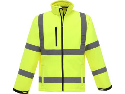 Hi-Vis softshellová bunda  HVK 09 (Barva black, Velikost S)