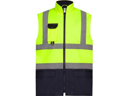 Hi-Vis polstrovaná vesta  HV 005 (Velikost S, Barva hi vis yellow)