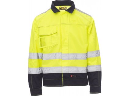 SAFE HI-VI WINTER (Velikost S, Barva ŽLUTÁ FLUO/NÁMOŘNICKÁ MODRÁ)