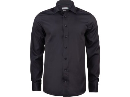 Nežehlivá košile s dlouhým rukávem  GB 01 Slim Men (Barva white, Velikost XS)