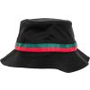 Klobouk "Stripe" (Velikost onesize, Barva black/fire red/green)