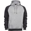 Pánská 2-barevná mikina s kapucí (Velikost S, Barva heather/dark grey)