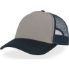 5 panelová Trucker kšiltovka  Rapper Canvas-S (Velikost onesize, Barva navy/burgundy/khaki)