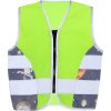 Dětská bezpečnostní vesta  ACTION (Velikost XS, Barva hi vis yellow/t-rex)