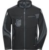 Pracovní letní softshellová bunda - Strong  JN 844 (Barva black/black, Velikost XS)