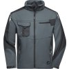 Pracovní letní softshellová bunda - Strong  JN 844 (Barva black/black, Velikost XS)