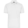 Pánské pracovní elast. polo z bio bavlny - Solid  JN 1806 (Barva white, Velikost XS)