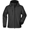 Pánská 3-vrstvá zimní softshellová bunda  JN 1000 (Barva black, Velikost S)