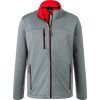 Pánská 2-vrstvá melanžová softshellová bunda  JN 1148 (Velikost S, Barva dark melange/black)
