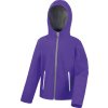 Dětská 3-vrstvá softshellová bunda s kapucí  R 224JY (Velikost XS, Barva navy/royal)