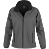 Dámská 2-vrstvá softshellová bunda  "Printable"  R 231F (Velikost XS, Barva charcoal/black)
