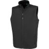 Pánská 2-vrstvá softshellová vesta "Printable"  R 902M (Barva black, Velikost S)