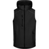 Pánská 3-vrstvá softshellová vesta  7840 (Barva black, Velikost S)