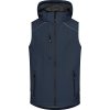 Pánská 3-vrstvá softshellová vesta  7840 (Barva black, Velikost S)