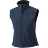 Dámská 3-vrstvá softshellová vesta  JN 138 (Barva black, Velikost S)