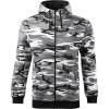 Camo Zipper C19 Mikina pánská (Velikost S, Barva camouflage gray)