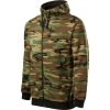 Camo Zipper C19 Mikina pánská (Velikost S, Barva camouflage gray)