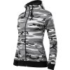 Camo Zipper C20 Mikina dámská (Velikost XS, Barva camouflage gray)