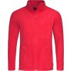 Pánská fleecová bunda  Fleece Jacket Men (Velikost S, Barva scarlet red)
