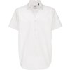 Keprová košile s krátkým rukávem  Sharp SSL /men (Barva white, Velikost S)