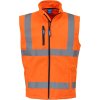 Hi-Vis softshellová vesta  HV 006 (Velikost S, Barva hi vis yellow)