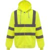 Hi-Vis mikina s kapucí  HVK 07 (Barva black, Velikost S)