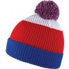Zimní čepice Rada (Velikost UNI, Barva královská modrá/červená/bílá (04rrw))