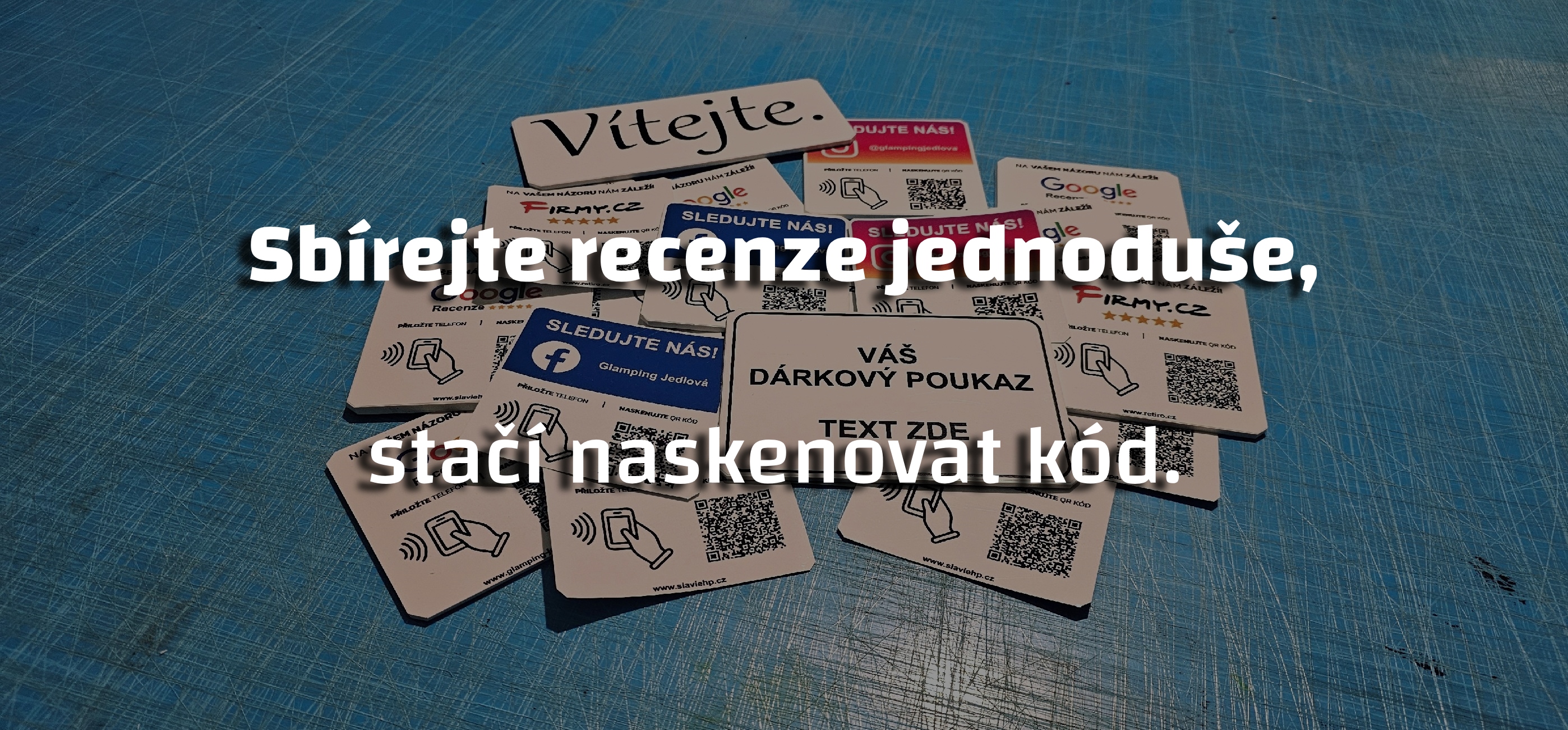 QR kódy a samolepky
