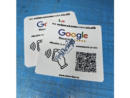 Google | 2 cedulky + 3 samolepky