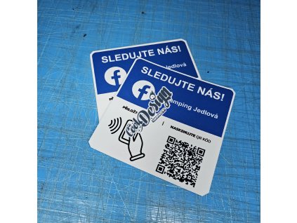 Facebook | 2 cedulky + 3 samolepky