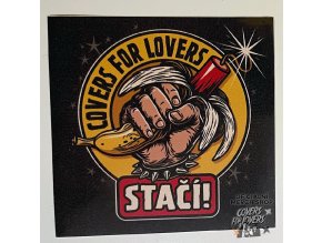 Samolepka Stači černá