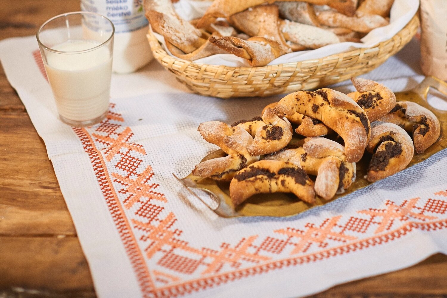 Martinské rohlíky s makovou náplní