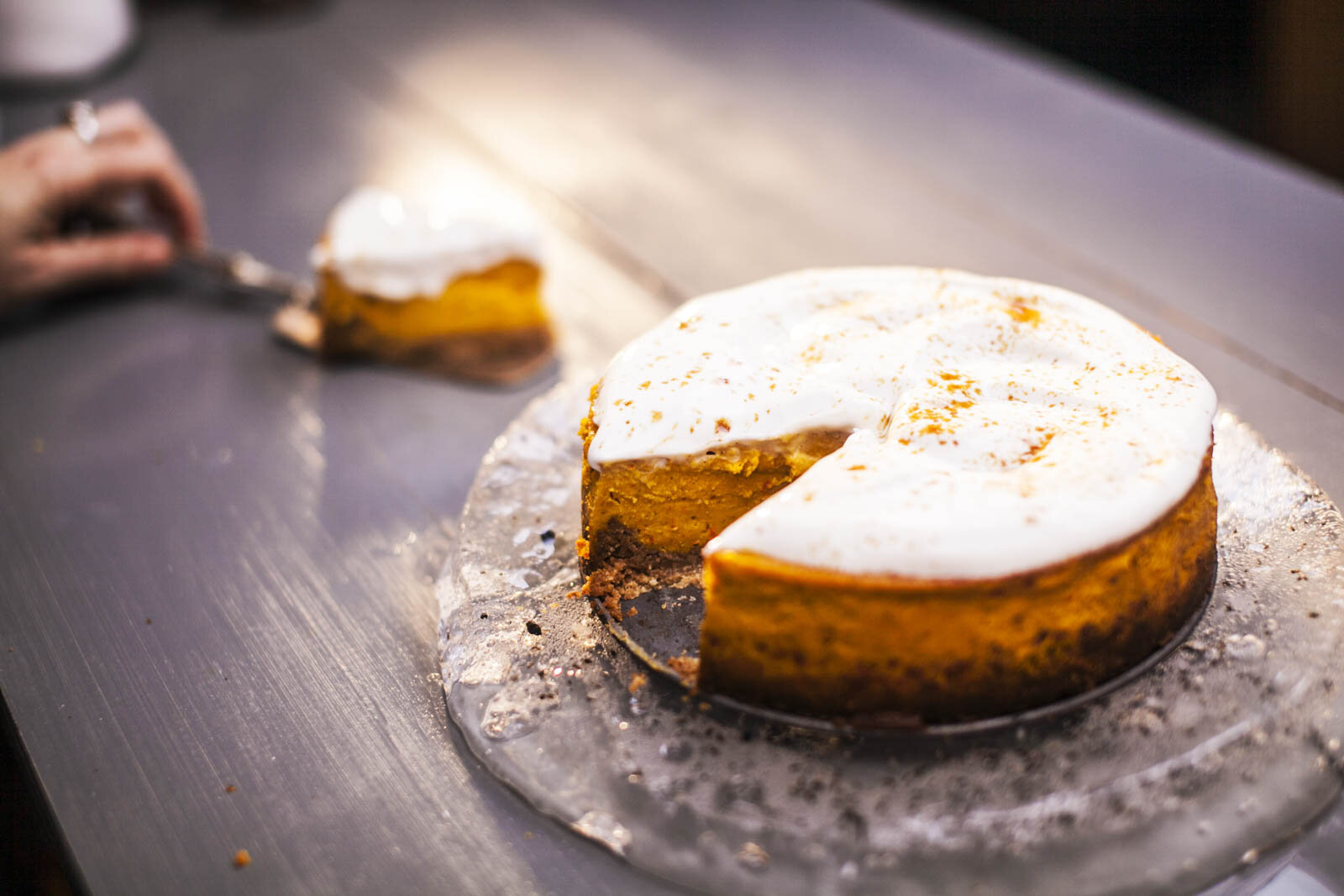 Jednoduchý dýňový cheesecake s perníkovým kořením