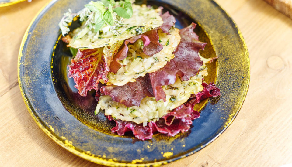 Cuketové placičky s parmezánem