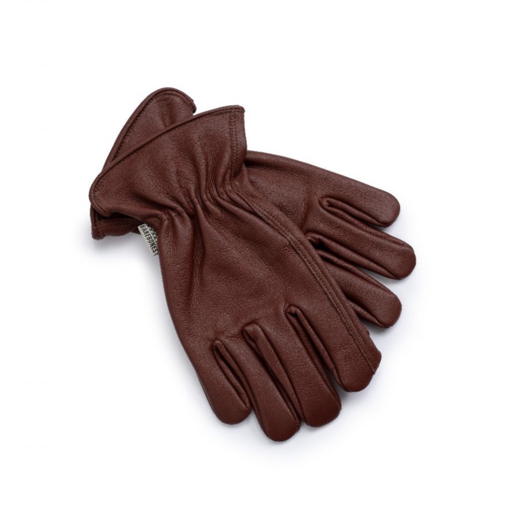 Pracovní rukavice kožené hnědé L/XL Barebones Living