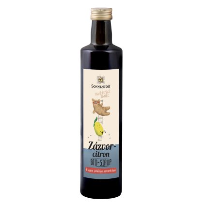 Zázvor - citron - ovocný nápojový koncentrát 0,5l
