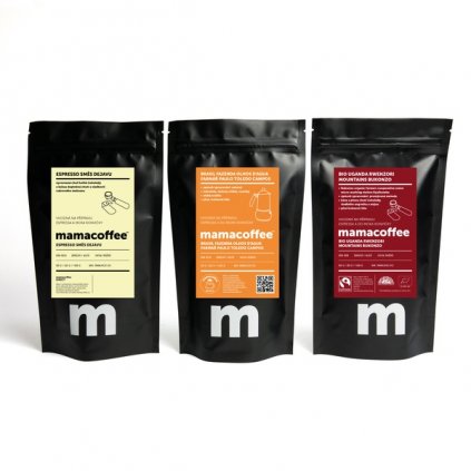 Degustační set káv na espresso/moka konvičku Mamacoffee