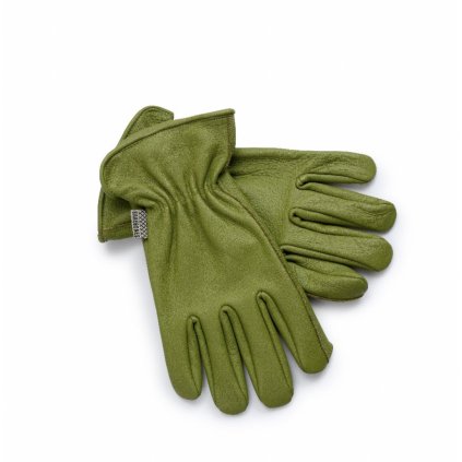 Pracovní rukavice kožené olivové XS Barebones Living