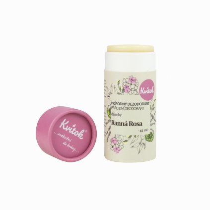 Tuhý deodorant Ranní rosa (42 ml) - účinný až 24 hodin Kvitok