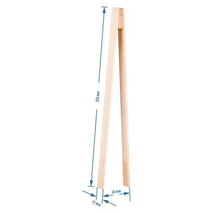 Dřevěné kleště 22 cm
