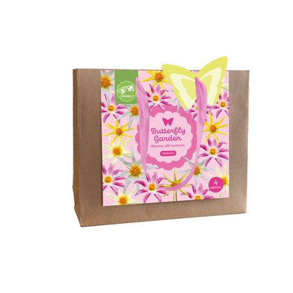 BAG 4 Jiřina BUTTERFLY GARDEN - HONEY