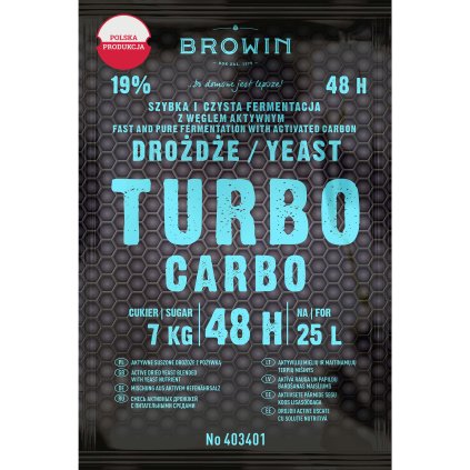 Kvasnice Turbo Carbo 48h, 160 g