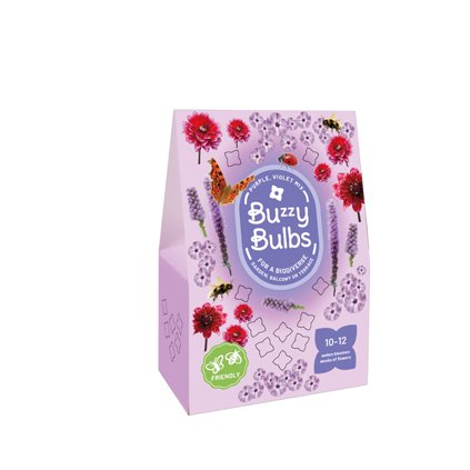 BAG 10 BUZZY BULBS PURPLE-VIOLET MIX TASX