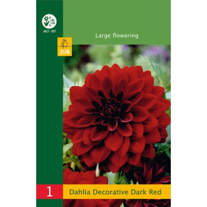 Jiřina DECORATIVE DARK RED 1 ks