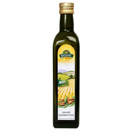Olej sezamový za studena lisovaný 500 ml BIO BIOLINIE