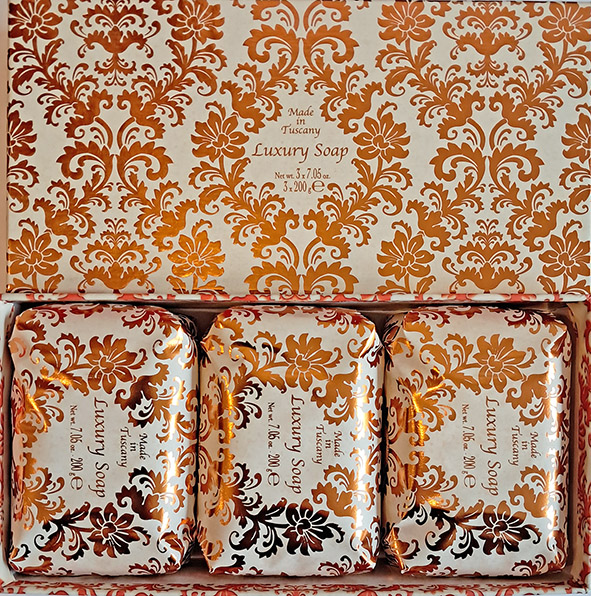 Levně Saponificio Artigianale Fiorentino Dárková sada mýdel -LUXURY SOAP
