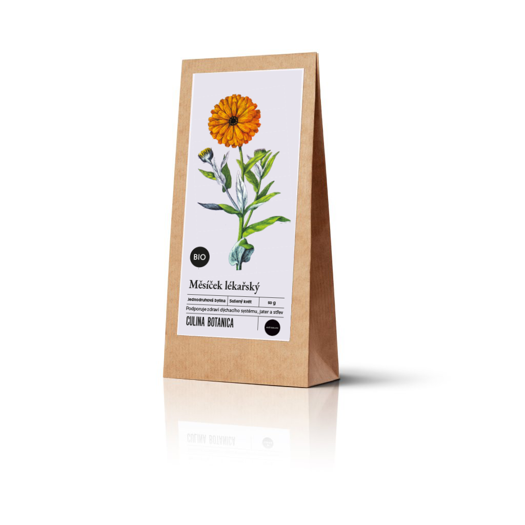 Levně Culina Botanica Měsíček lékařský květ BIO 50 g