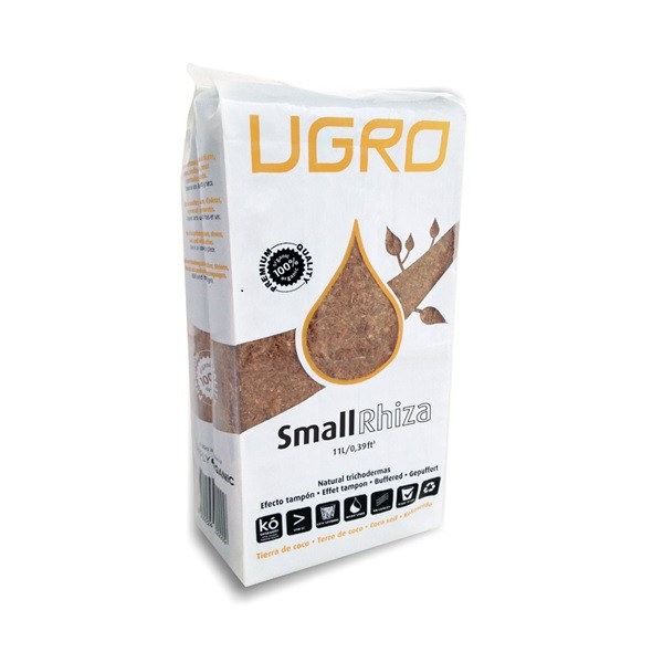 Lisovaný kokos U Gro small RHIZA - po rehydrataci 11 l kokosového substrátu