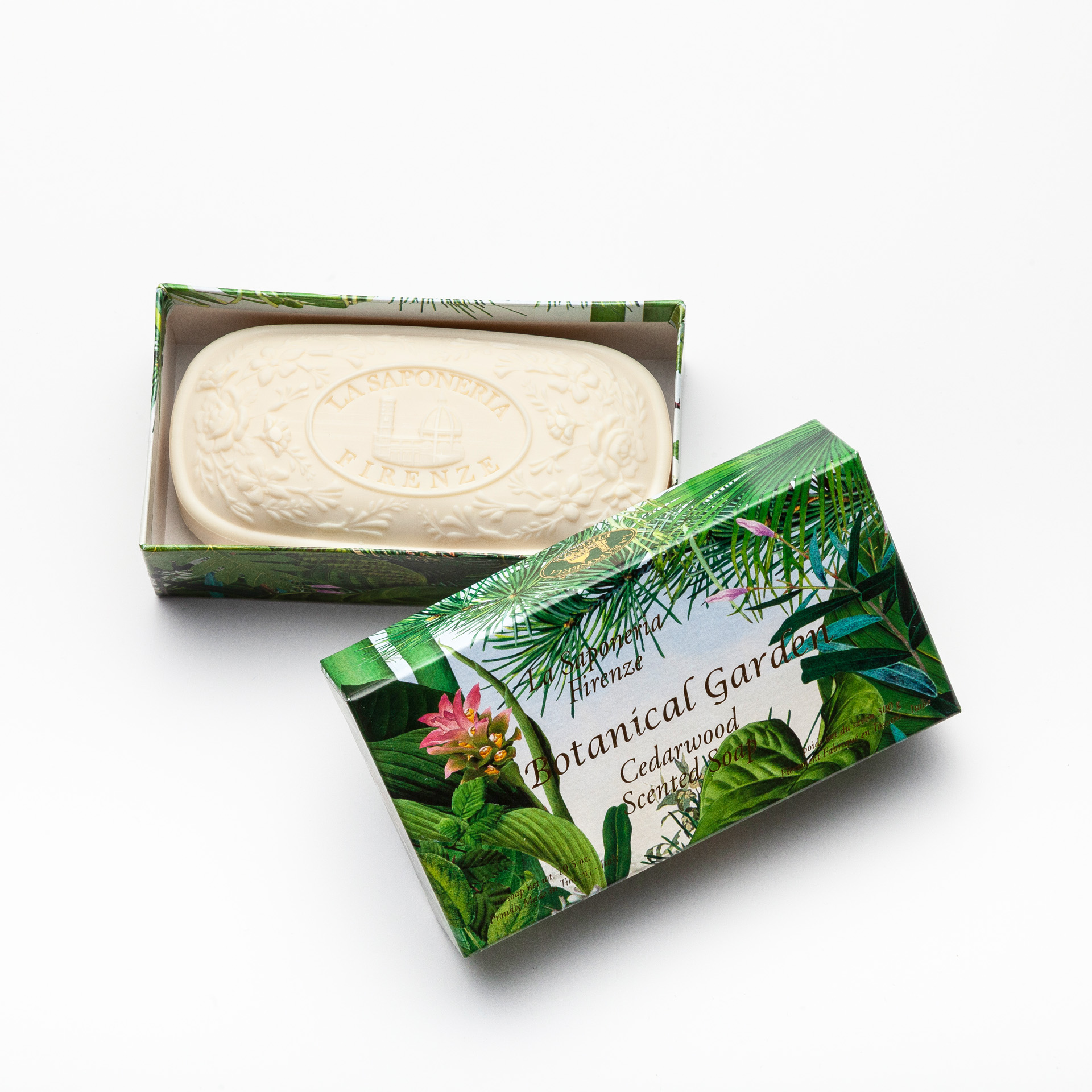 Levně Saponificio Artigianale Fiorentino Vyřezávané rostlinné mýdlo botanická zahrada 300 g