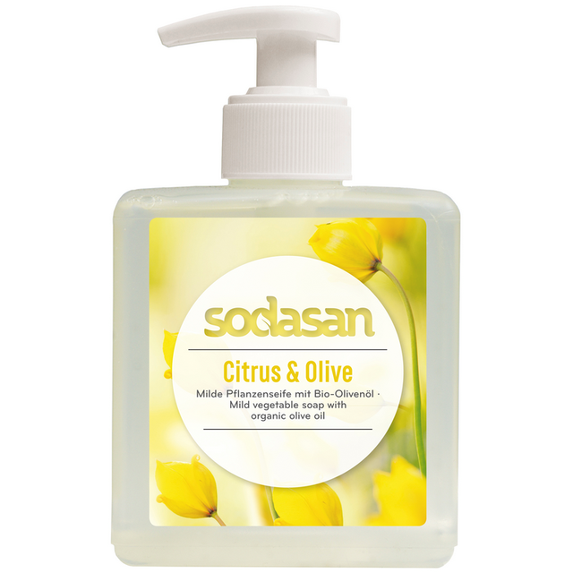 Levně Mýdlo tekuté Citron - Oliva 300 ml SODASAN